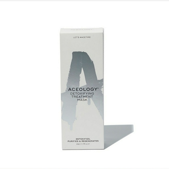 Aceology Facial Mask Detoxifying Treatment Shade: Black Full Size NWT - Picture 2 of 7